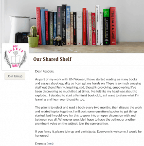 our shared shelf book club